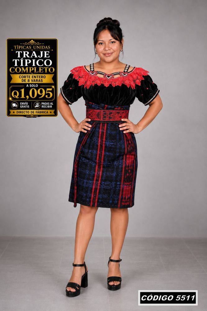 ✨ Traje Típico Completo — Q1,095 | COD 5511