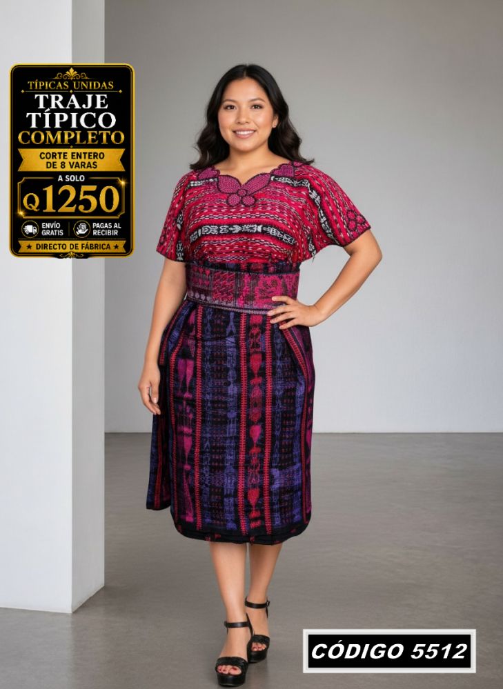 ✨ Traje Típico Completo — Q1,250 | COD 5512