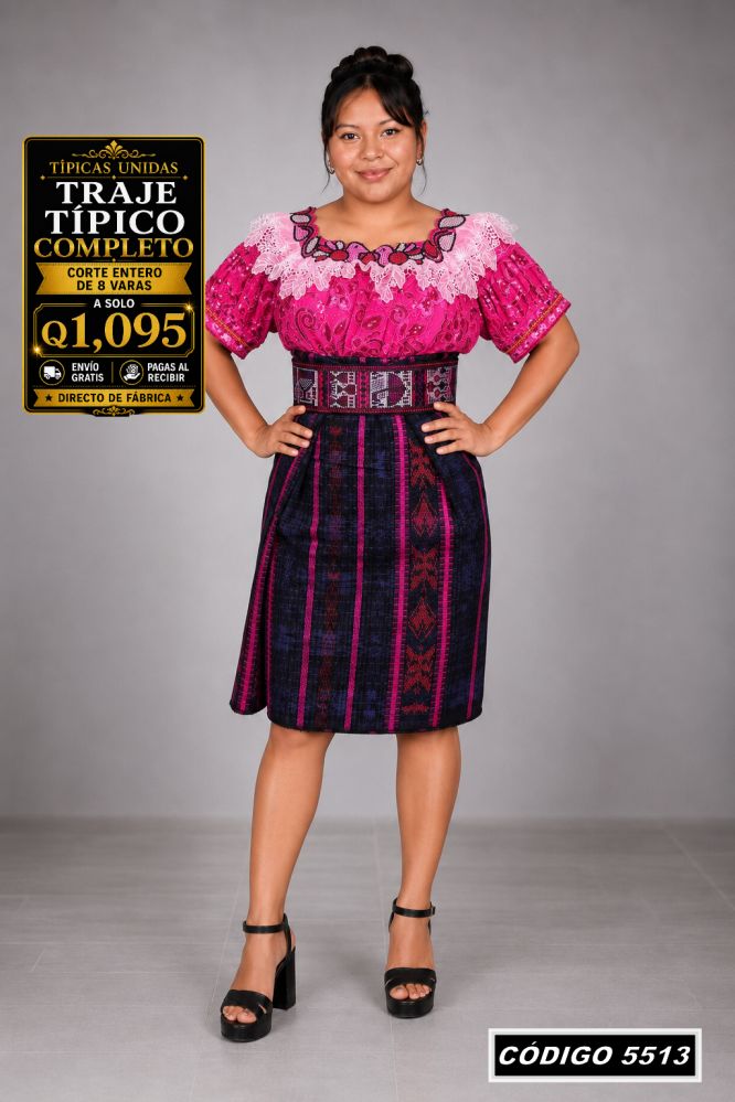 ✨ Traje Típico Completo — Q1,095 | COD 5513