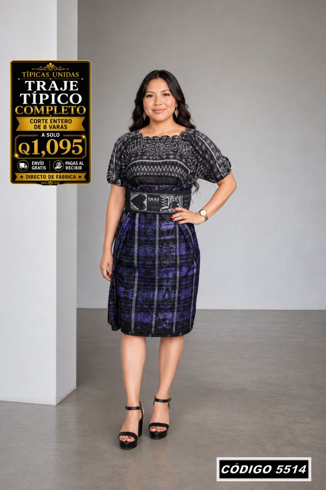 ✨ Traje Típico Completo — Q1,095 | COD 5514