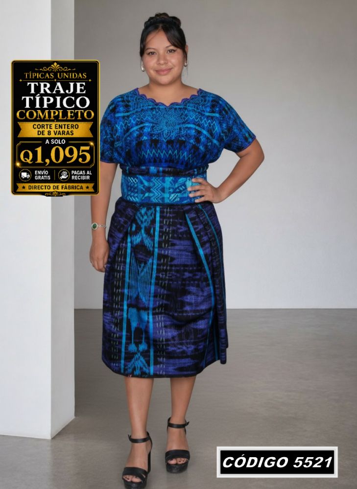 ✨ Traje Típico Completo — Q1,095 | COD 5521