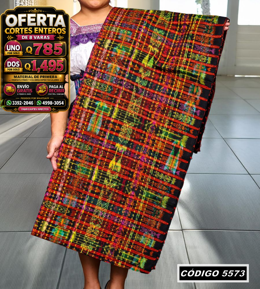 ✨ Corte Típico Hilo Alemán 8 Varas — Q785 | COD 5573