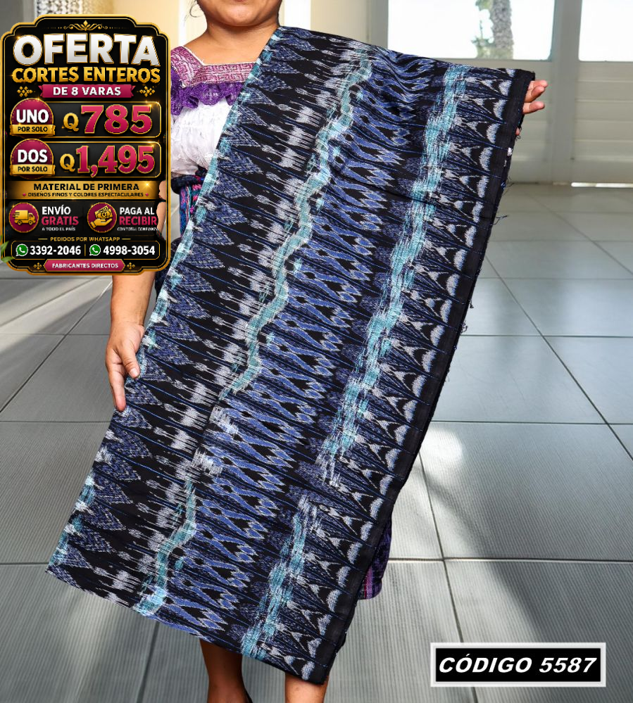 ✨ Corte Típico Hilo Alemán 8 Varas — Q785 | COD 5587