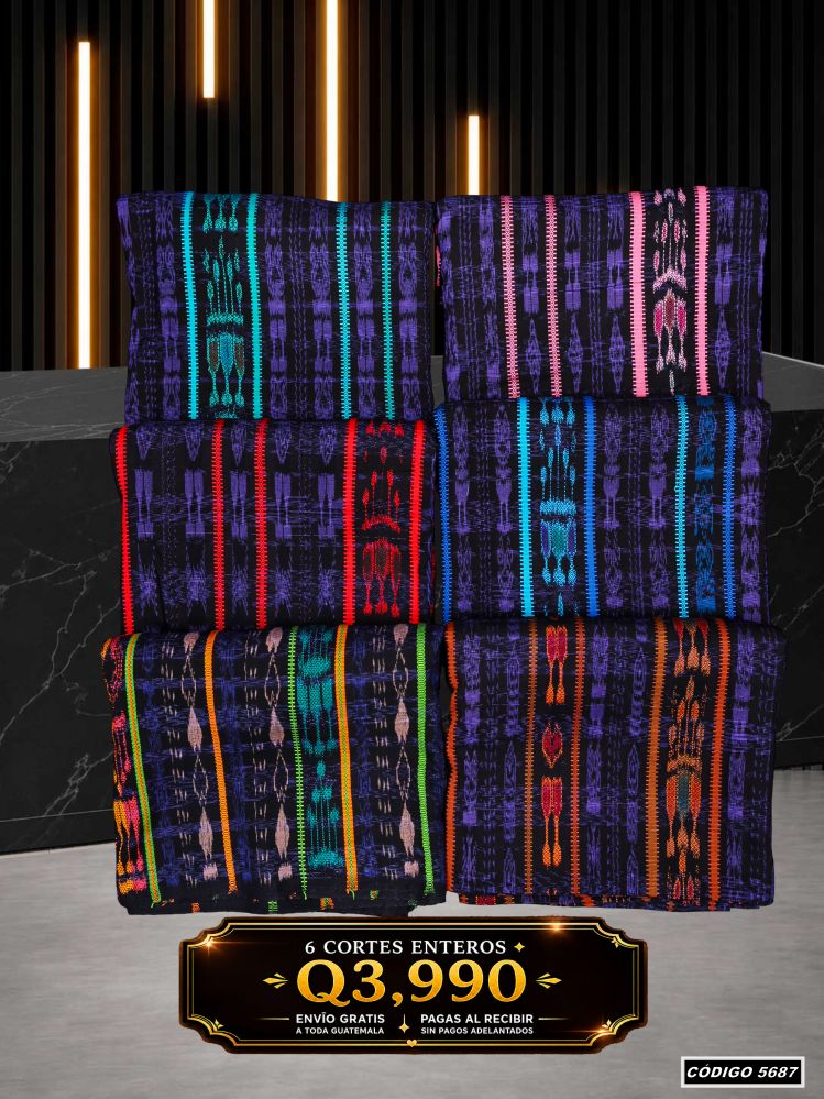 🔥 Combo de 6 Cortes — Q3,990 | COD 5687