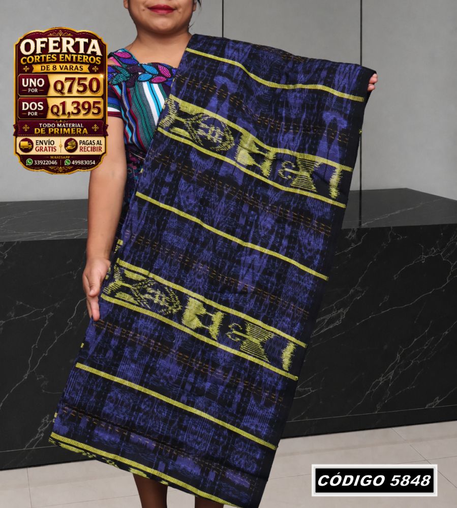 ✨ Corte Típico 8 Varas — Q750 | COD 5848