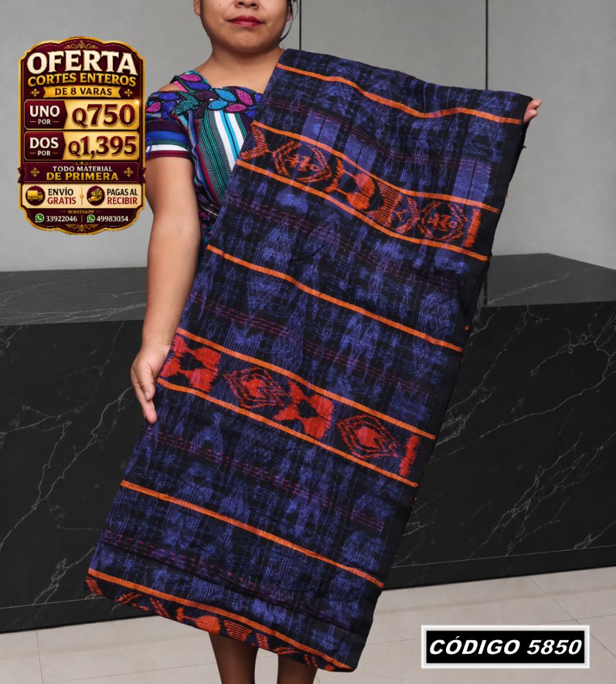 ✨ Corte Típico 8 Varas — Q750 | COD 5850
