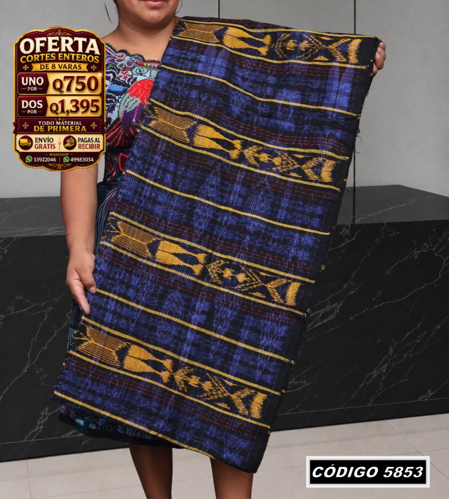 ✨ Corte Típico 8 Varas — Q750 | COD 5853