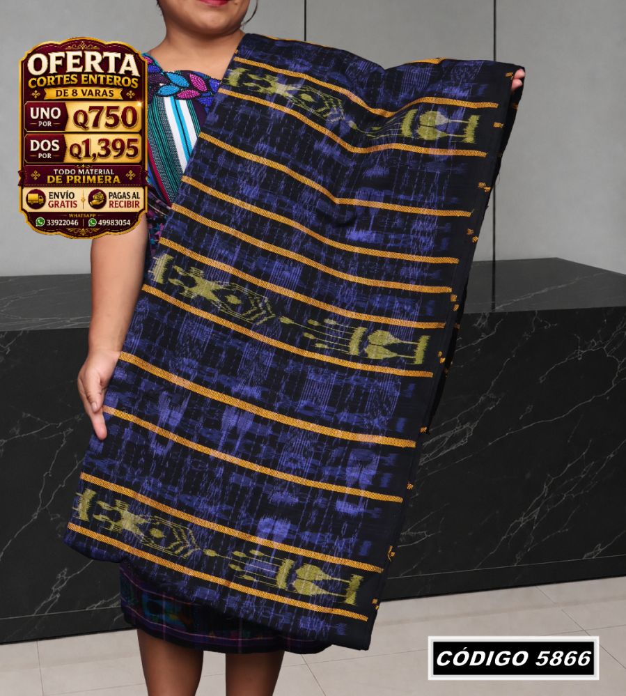 ✨ Corte Típico 8 Varas — Q750 | COD 5866