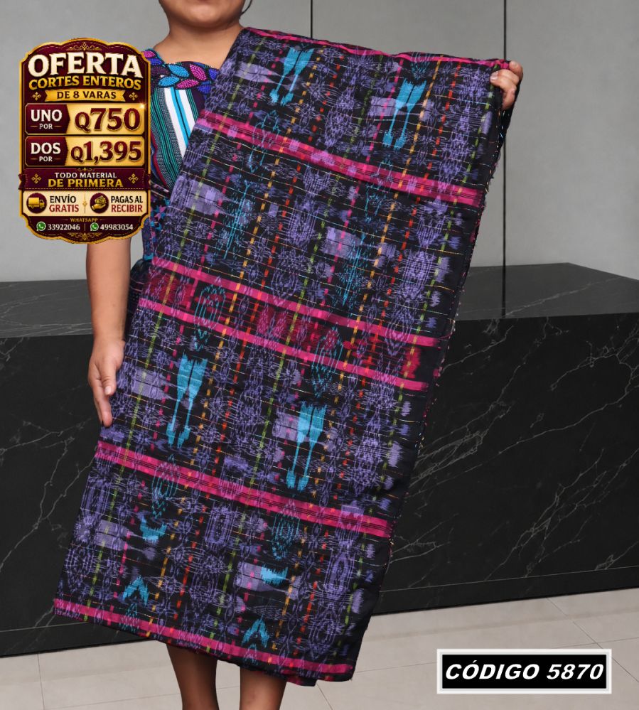 ✨ Corte Típico 8 Varas — Q750 | COD 5870