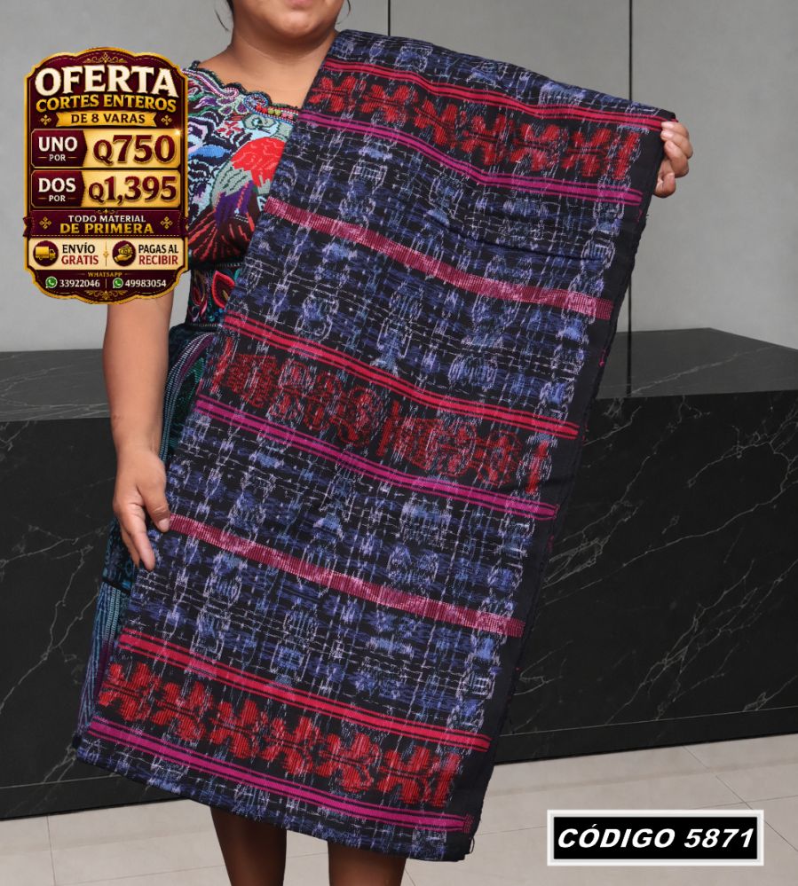 ✨ Corte Típico 8 Varas — Q750 | COD 5871