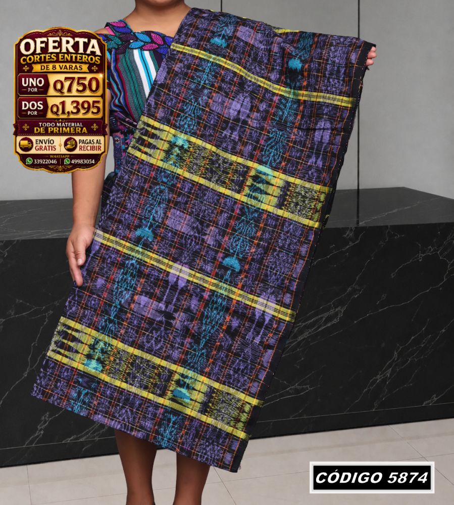 ✨ Corte Típico 8 Varas — Q750 | COD 5874