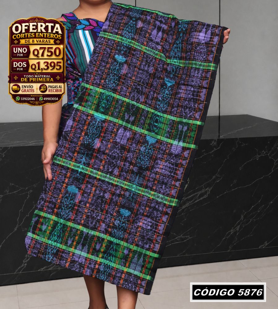 ✨ Corte Típico 8 Varas — Q750 | COD 5876