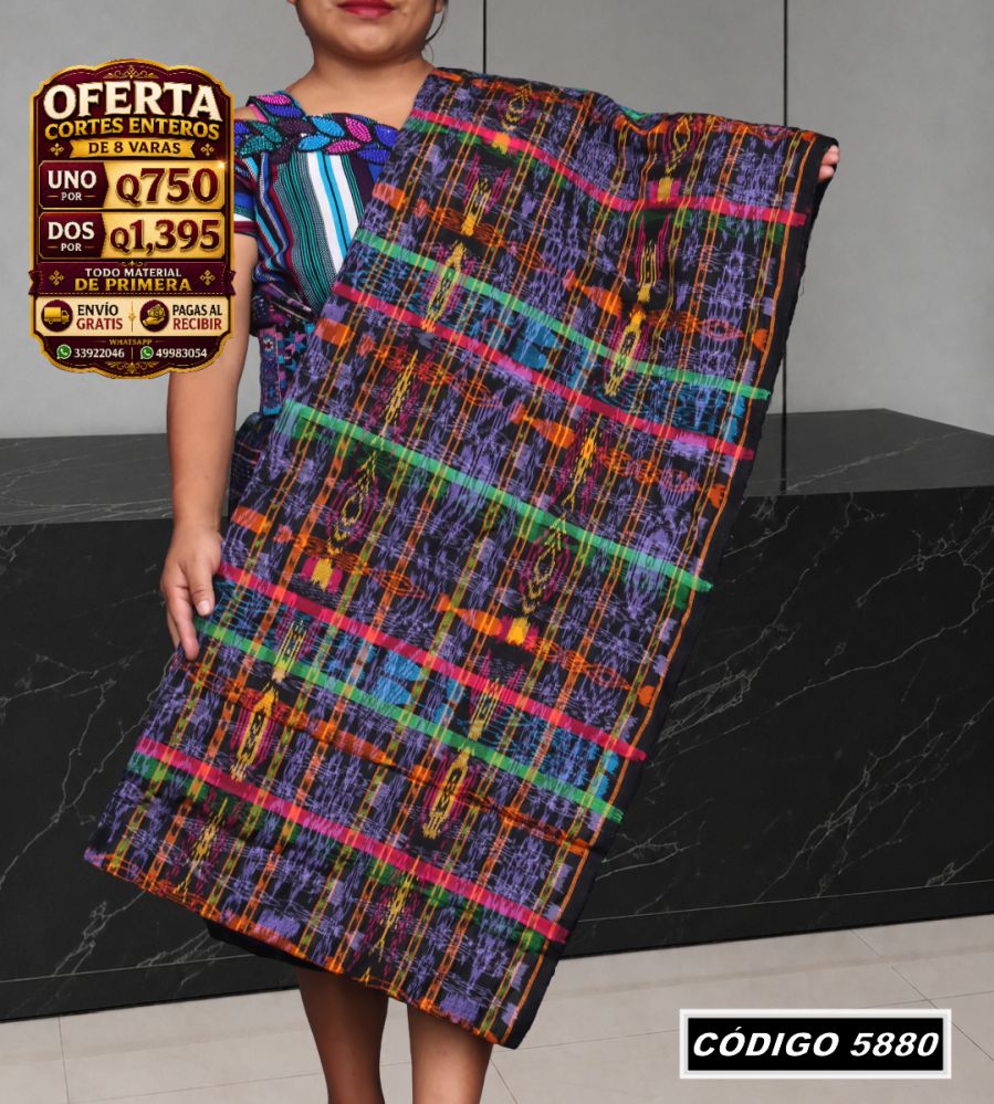 ✨ Corte Típico 8 Varas — Q750 | COD 5880