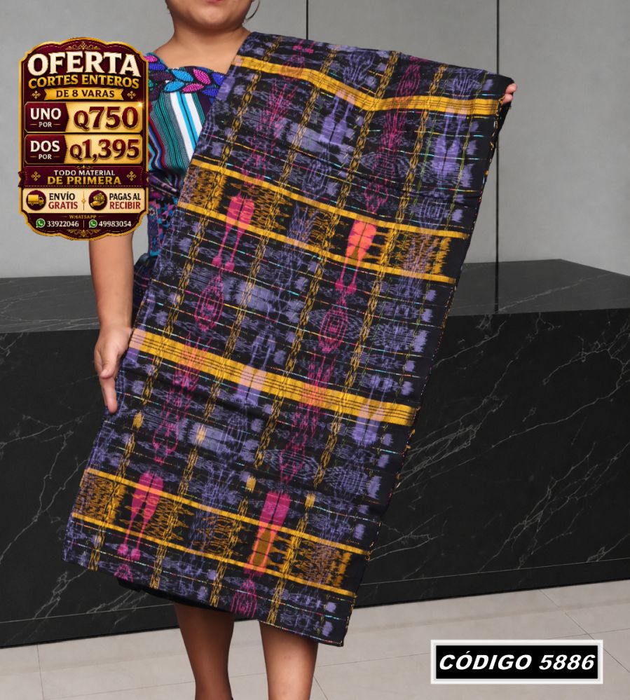 ✨ Corte Típico 8 Varas — Q750 | COD 5886