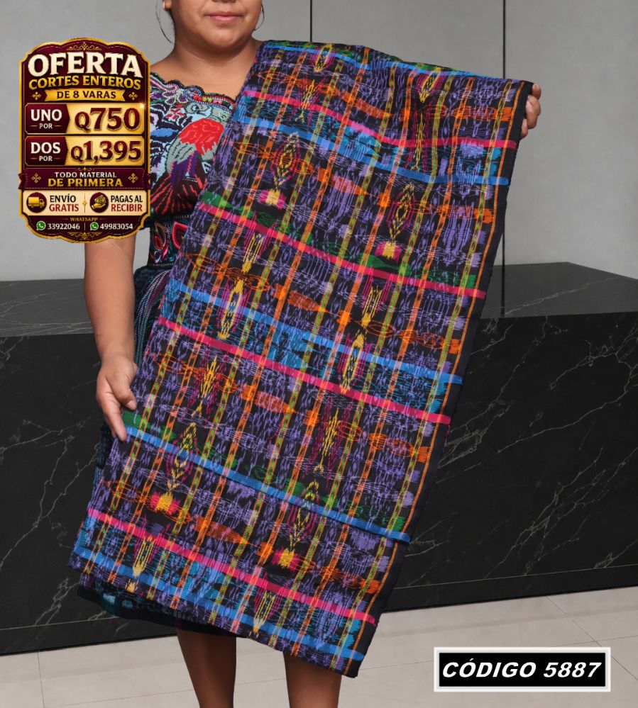 ✨ Corte Típico 8 Varas — Q750 | COD 5887