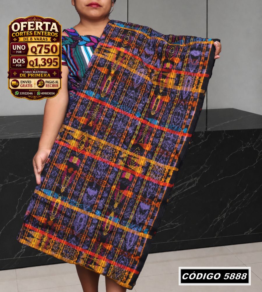 ✨ Corte Típico 8 Varas — Q750 | COD 5888