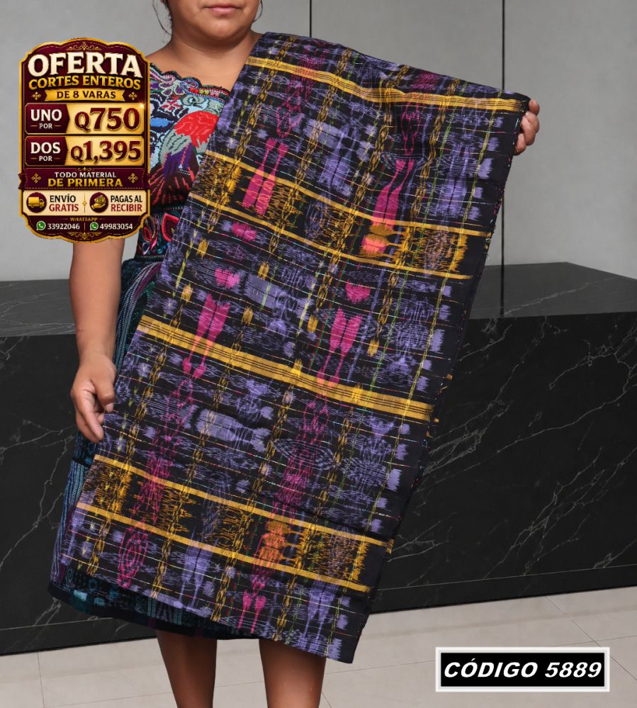 ✨ Corte Típico 8 Varas — Q750 | COD 5889