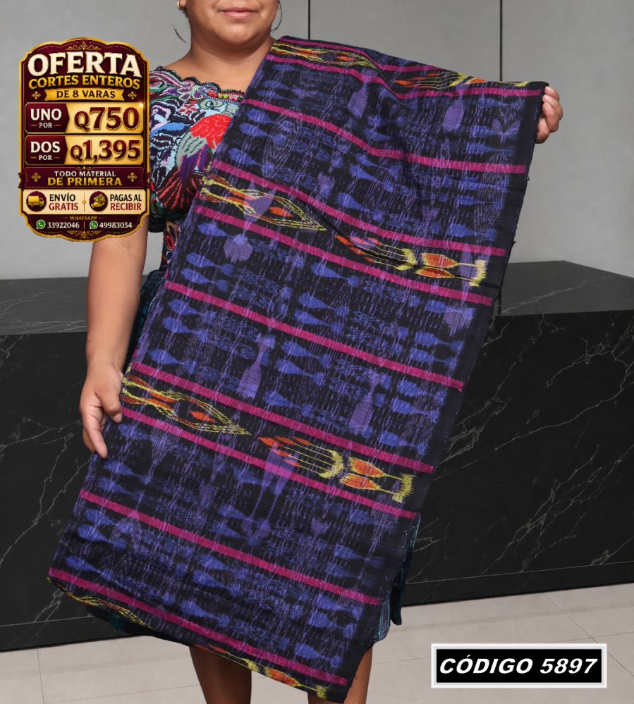 ✨ Corte Típico 8 Varas — Q750 | COD 5897