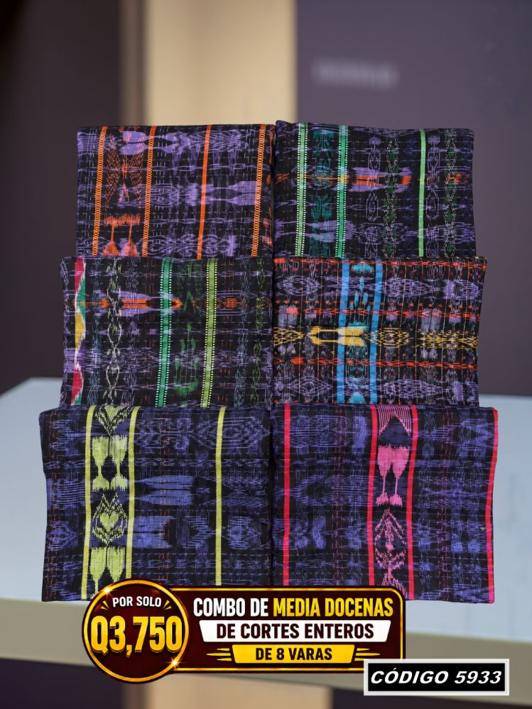 🔥 Combo de 6 Cortes — Q3,750 | COD 5933