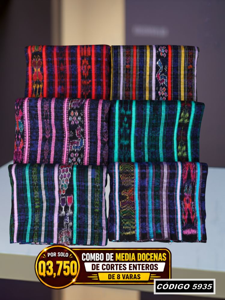 🔥 Combo de 6 Cortes — Q3,750 | COD 5935