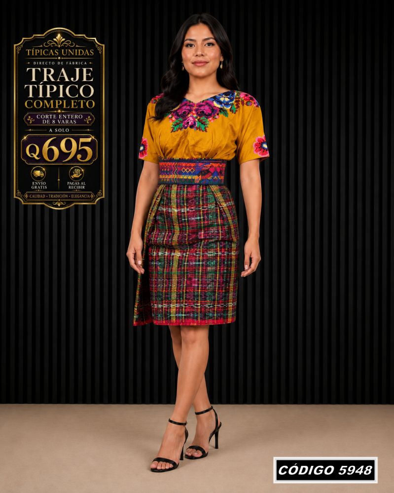 ✨ Traje Típico Completo — Q695 | COD 5948