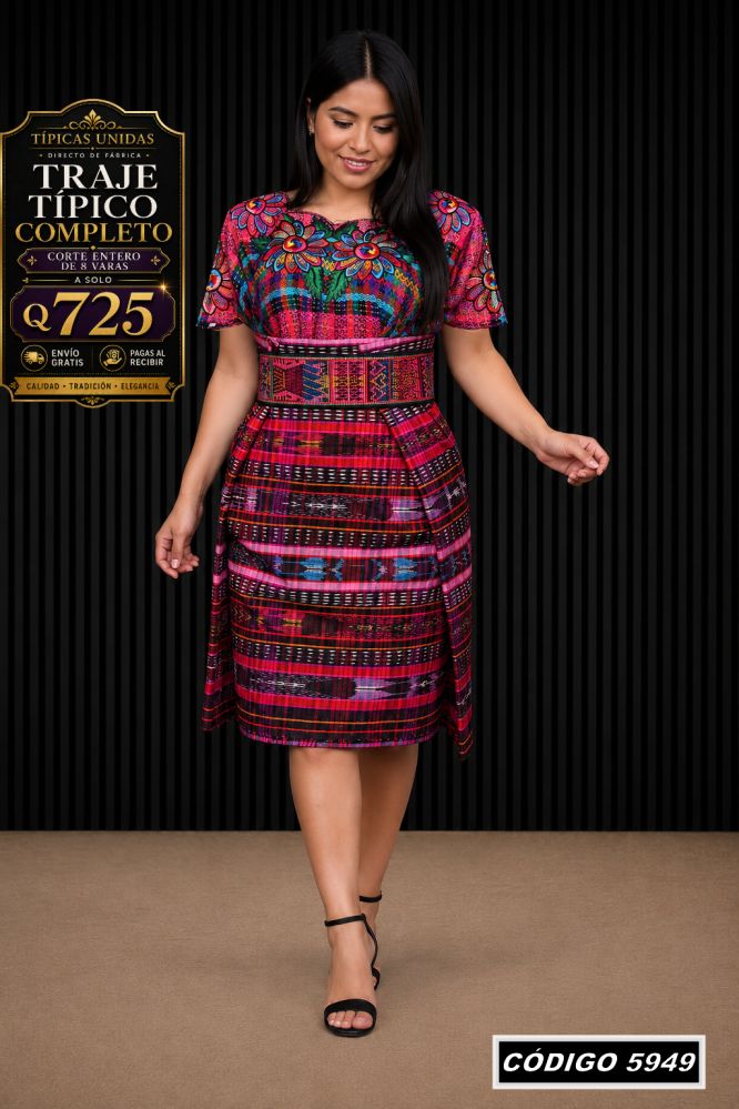 ✨ Traje Típico Completo — Q725 | COD 5949