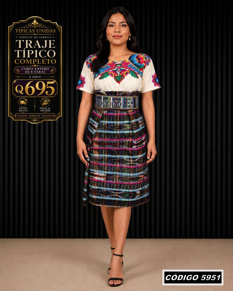✨ Traje Típico Completo — Q695 | COD 5951