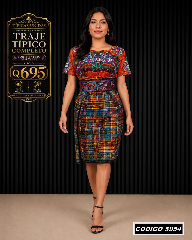 ✨ Traje Típico Completo — Q695 | COD 5954