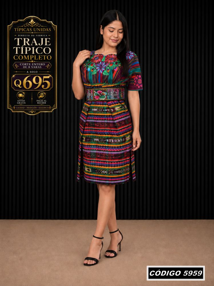 ✨ Traje Típico Completo — Q695 | COD 5959