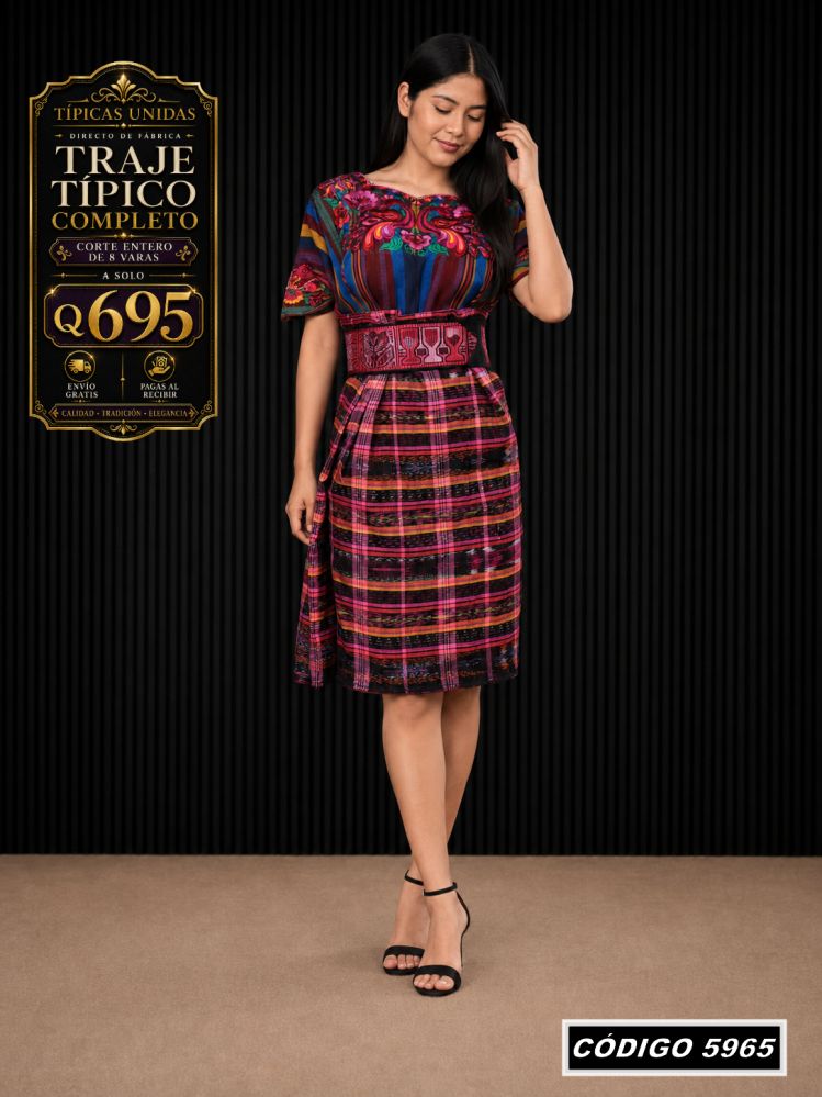 ✨ Traje Típico Completo — Q695 | COD 5965