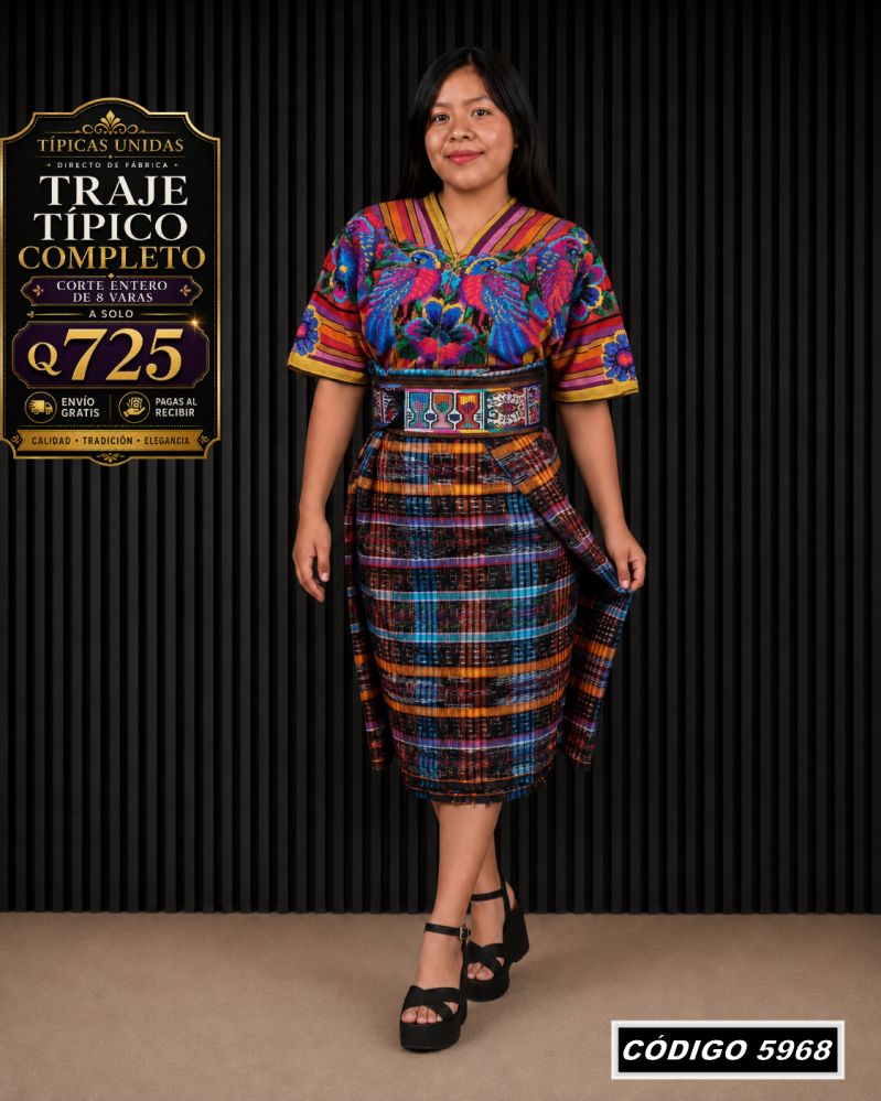✨ Traje Típico Completo — Q725 | COD 5968