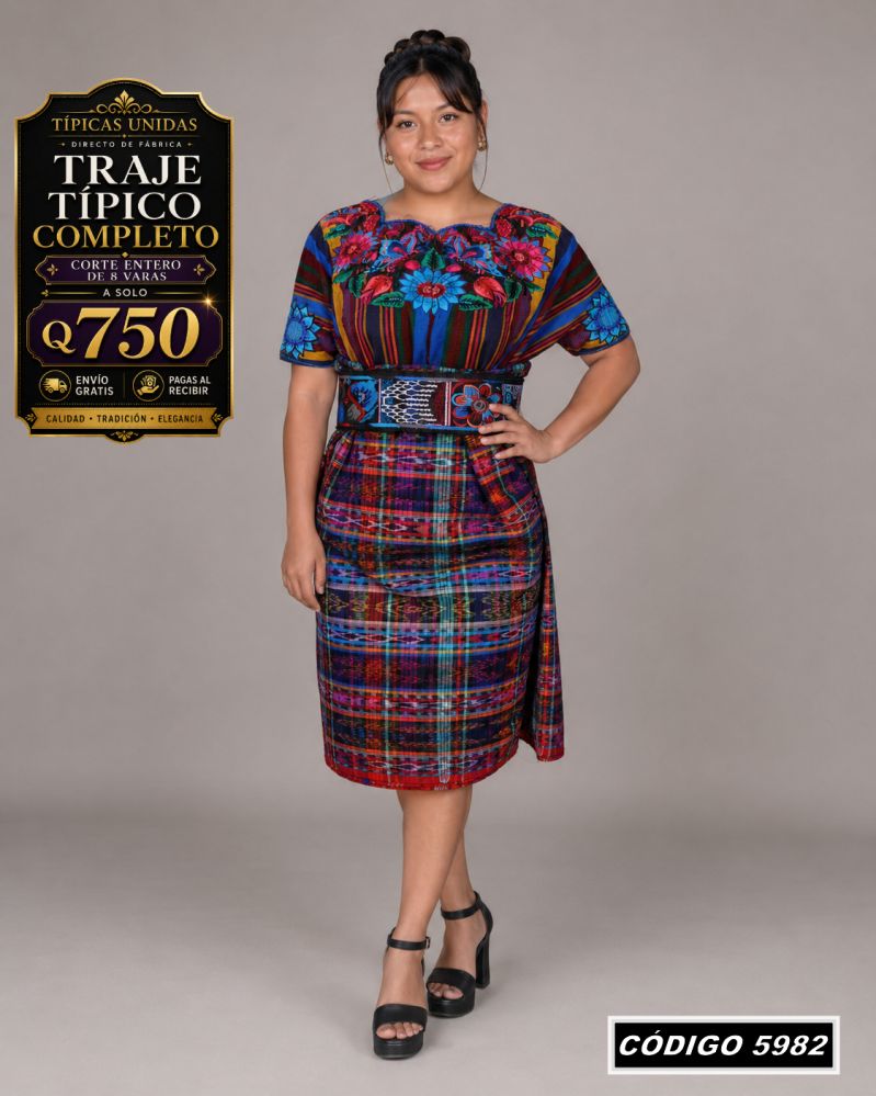 ✨ Traje Típico Completo — Q750 | COD 5982