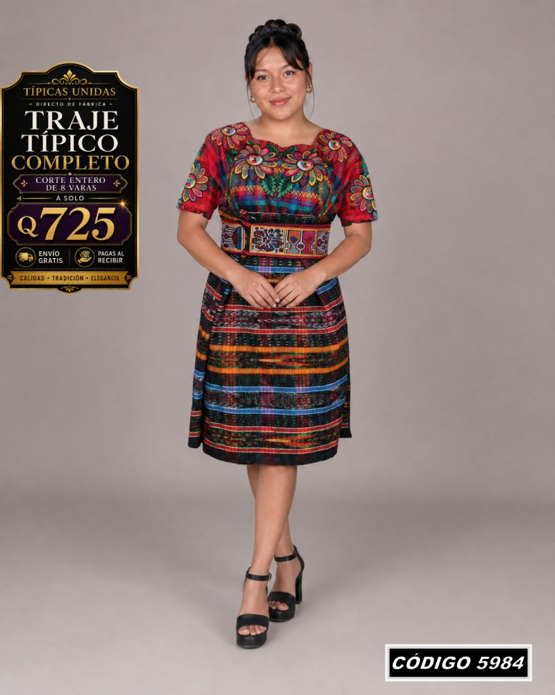✨ Traje Típico Completo — Q725 | COD 5984
