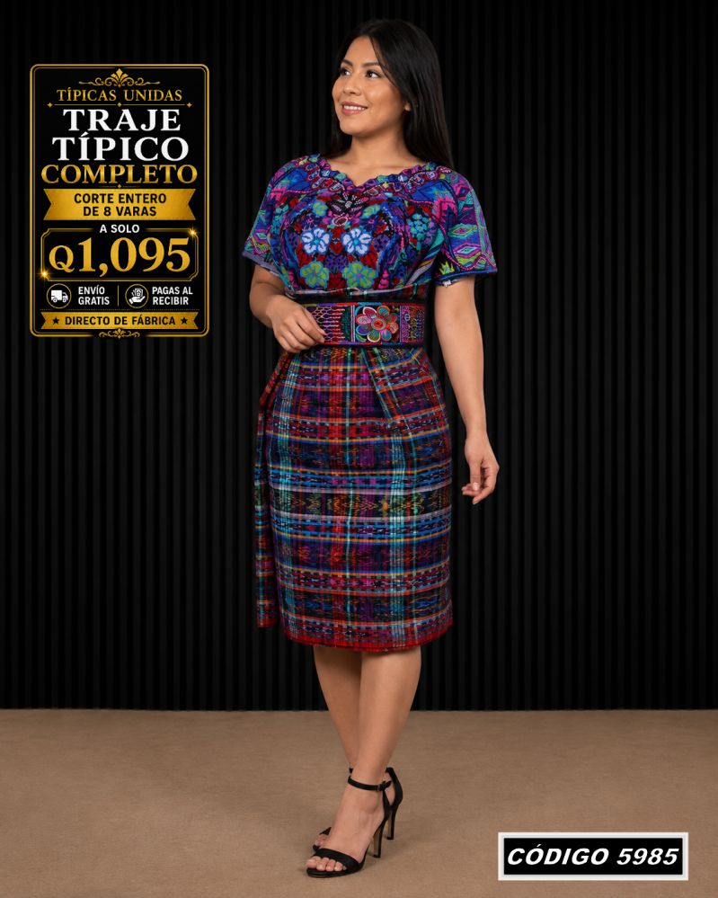 ✨ Traje Típico Completo — Q1,095 | COD 5985