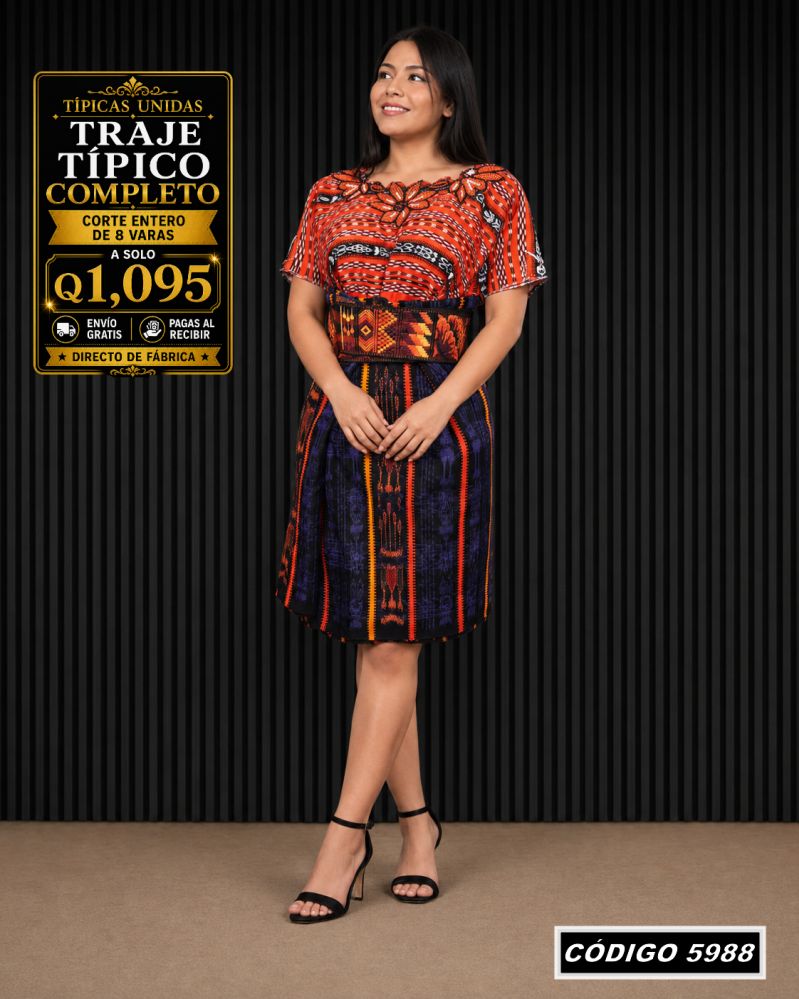 ✨ Traje Típico Completo — Q1,095  | COD 5988