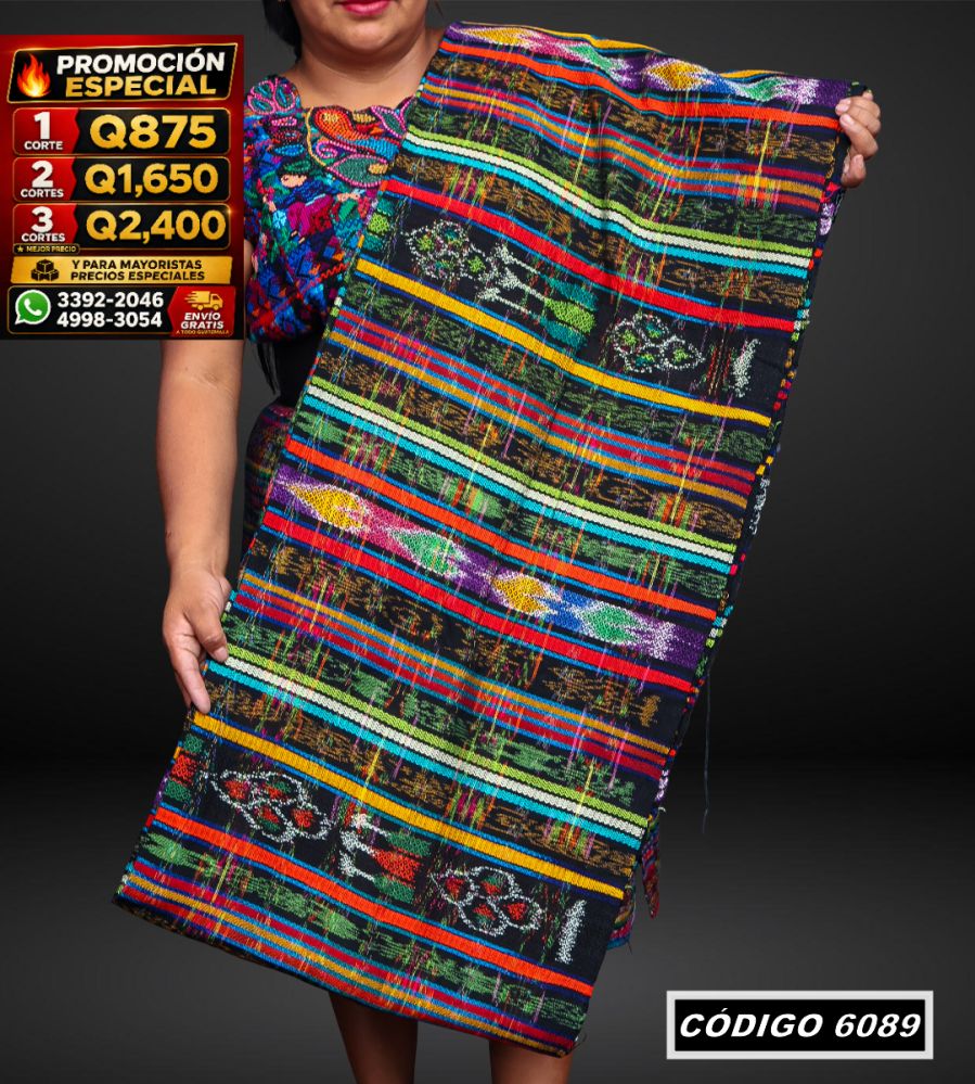 Corte Típico Hilo de Cristal 8 Varas Q875 | COD 6089 | Típicas Unidas