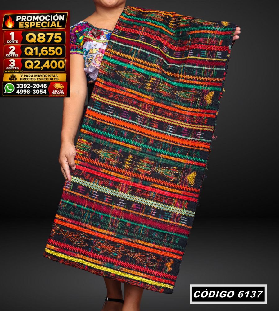 Corte Típico Hilo de Cristal 8 Varas Q875 | COD 6137 | Típicas Unidas