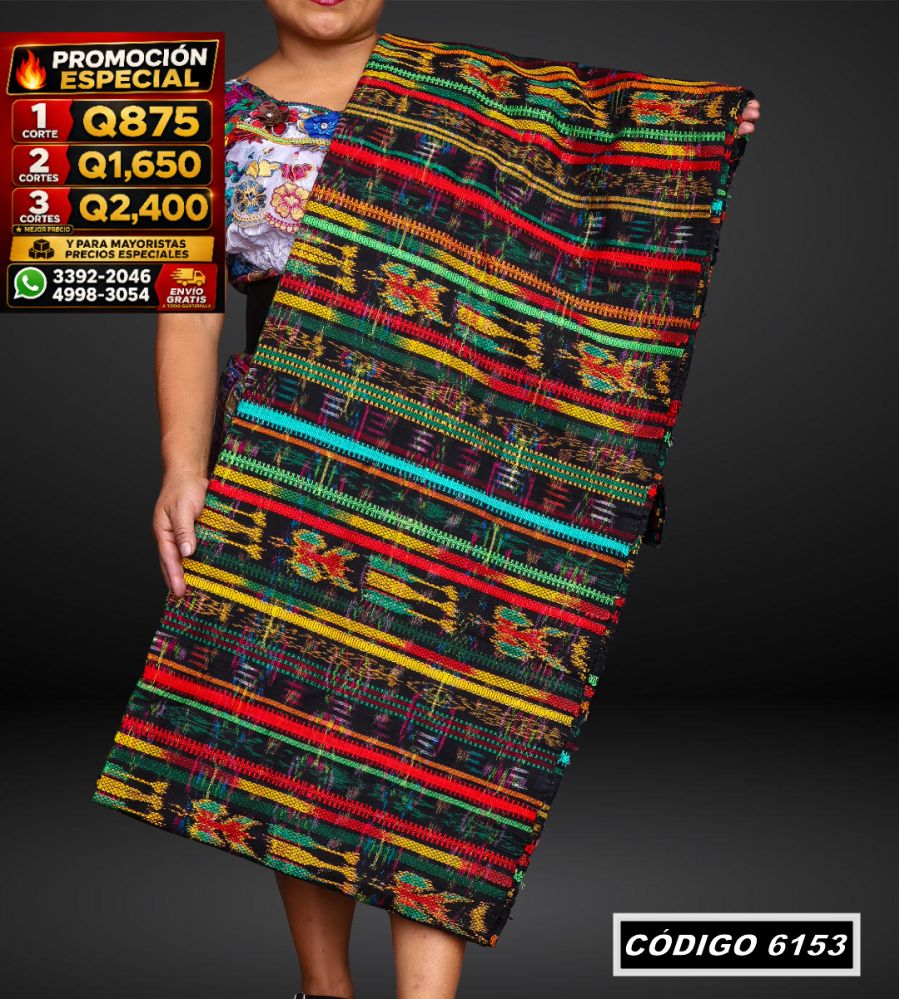 Corte Típico Hilo de Cristal 8 Varas Q875 | COD 6153 | Típicas Unidas