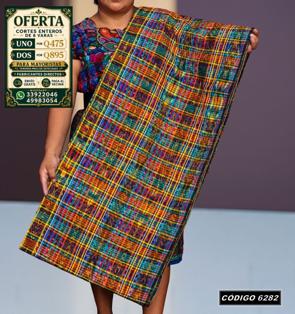 ✨ Diseño Quichelense — Hilo Mish y Altaseda 8 Varas — Q475 | COD 6282