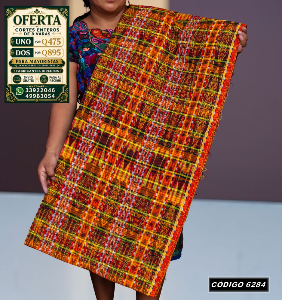 ✨ Diseño Quichelense — Hilo Mish y Altaseda 8 Varas — Q475 | COD 6284