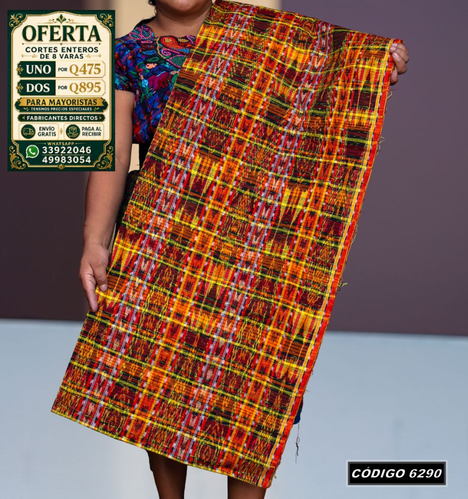 ✨ Diseño Quichelense — Hilo Mish y Altaseda 8 Varas — Q475 | COD 6290