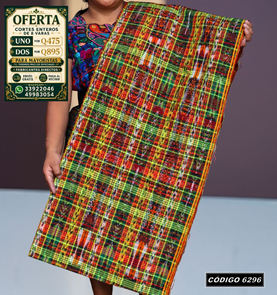 ✨ Diseño Quichelense — Hilo Mish y Altaseda 8 Varas — Q475 | COD 6296