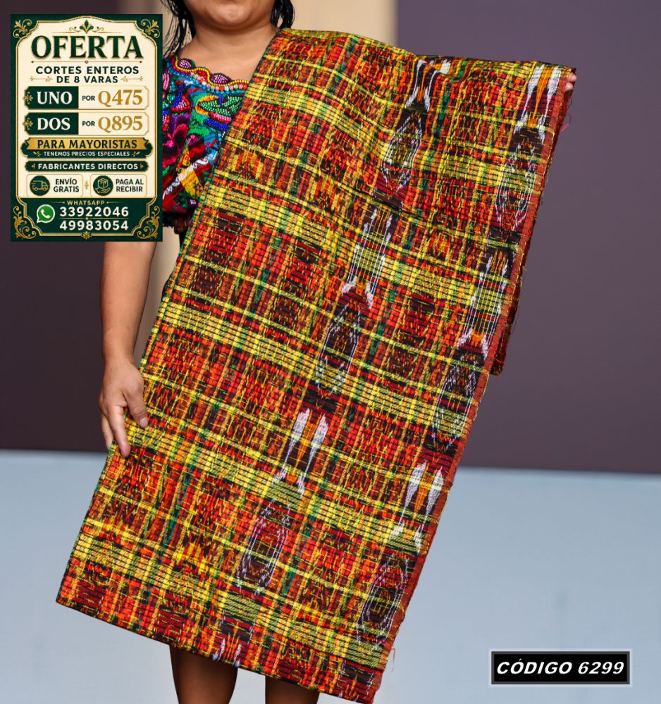 ✨ Diseño Quichelense — Hilo Mish y Altaseda 8 Varas — Q475 | COD 6299