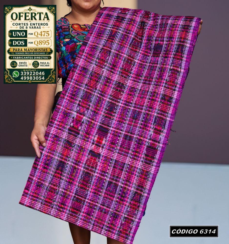 ✨ Diseño Quichelense — Hilo Mish y Altaseda 8 Varas — Q475 | COD 6314
