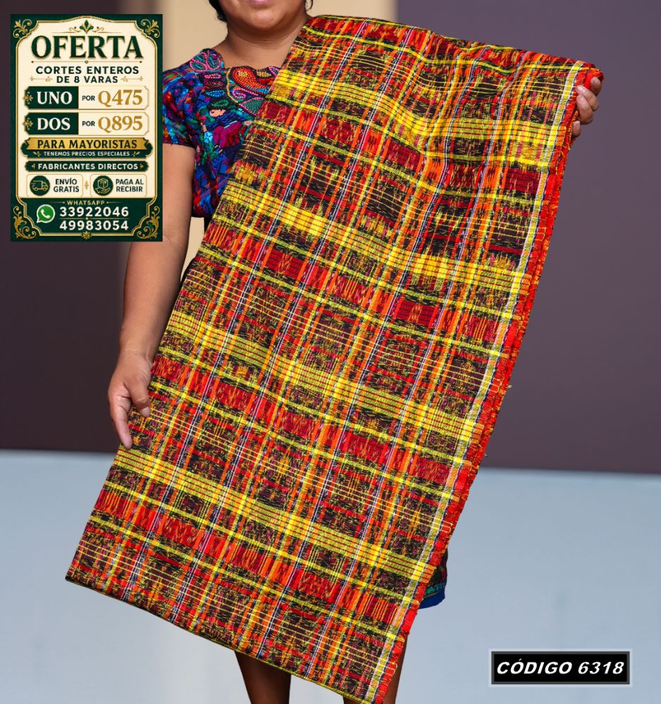✨ Diseño Quichelense — Hilo Mish y Altaseda 8 Varas — Q475 | COD 6318