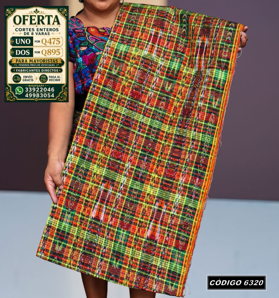 ✨ Diseño Quichelense — Hilo Mish y Altaseda 8 Varas — Q475 | COD 6320