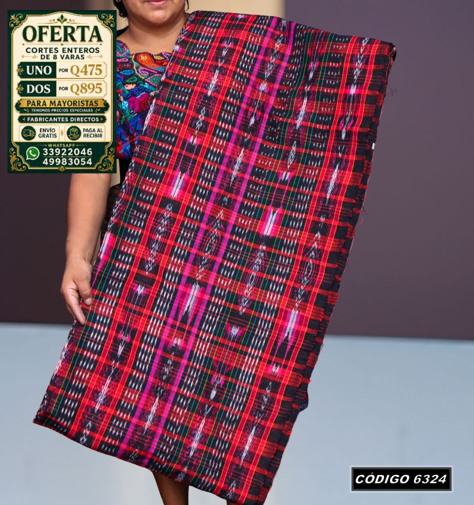 ✨ Diseño Quichelense — Hilo Mish y Altaseda 8 Varas — Q475 | COD 6324