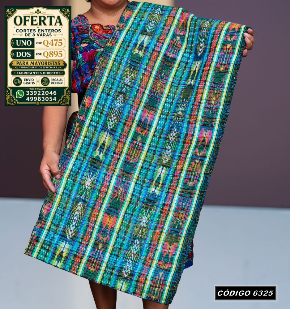 ✨ Diseño Quichelense — Hilo Mish y Altaseda 8 Varas — Q475 | COD 6325