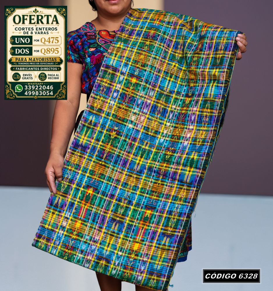 ✨ Diseño Quichelense — Hilo Mish y Altaseda 8 Varas — Q475 | COD 6328