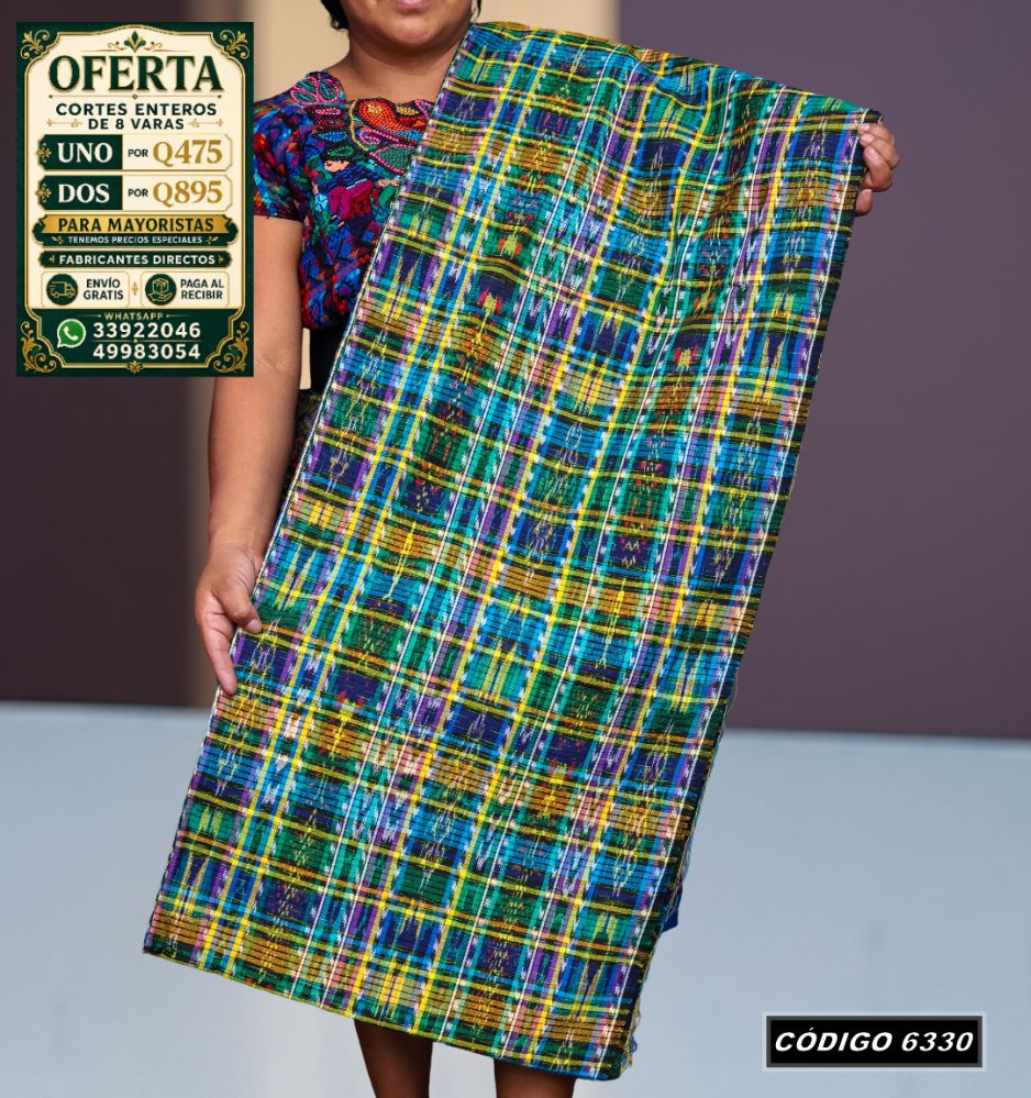 ✨ Diseño Quichelense — Hilo Mish y Altaseda 8 Varas — Q475 | COD 6330